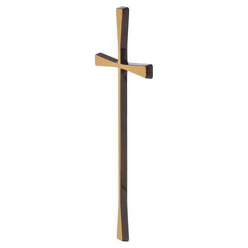 Bronzed Wall Cross with Tapered Profile 3