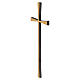 Bronzed Wall Cross with Tapered Profile s3