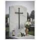 Classic-style bronze-finish funerary wall cross s2