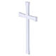 White enamel outdoor wall Latin cross s3