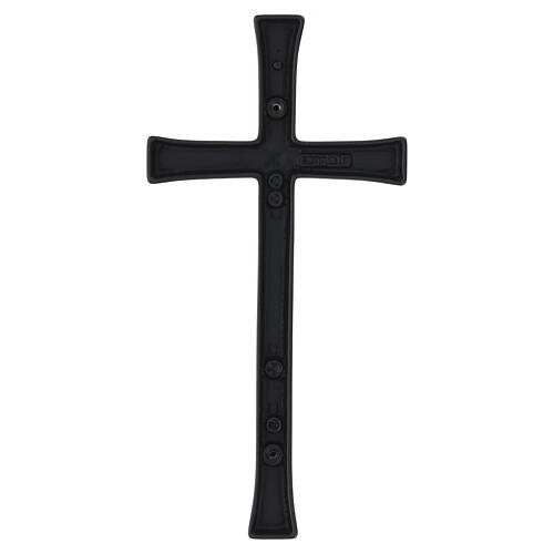 Cruz bronceada esmalte negro opaco para exterior 4