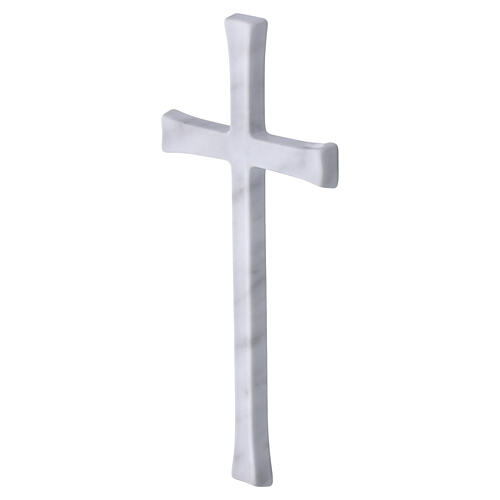 Wall cross with modern Carrara marble effect 3