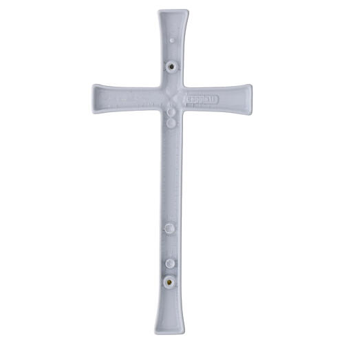Modern Carrara Marble-Effect Wall Cross 4