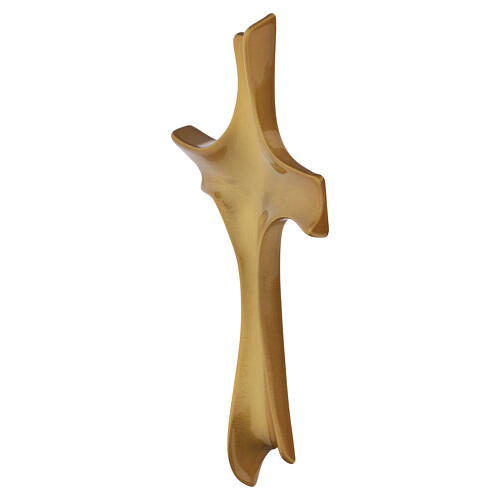 Bronzed Wall Cross for Graves with Soft Profile 3