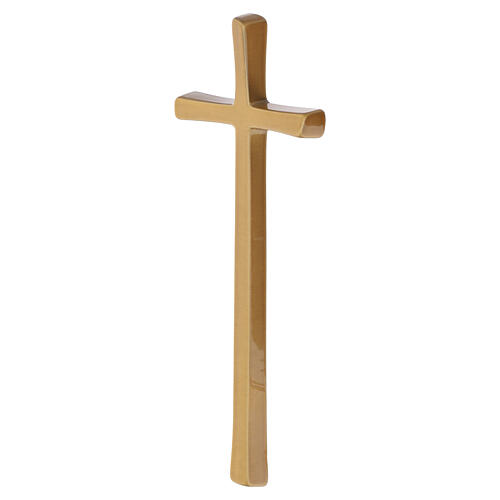 Masywny krzyż ścienny z brązu do montażu zewnętrznego 3