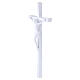 White Enamel Wall Crucifix for Outdoor Use s5