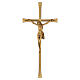Crucifixo ranhurado bronzeado de parede para exterior s1