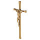 Crucifixo ranhurado bronzeado de parede para exterior s3