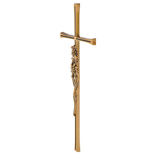 Krzyż z szarotką alpejską, do użytku zewnętrznego, 40×16cm 3