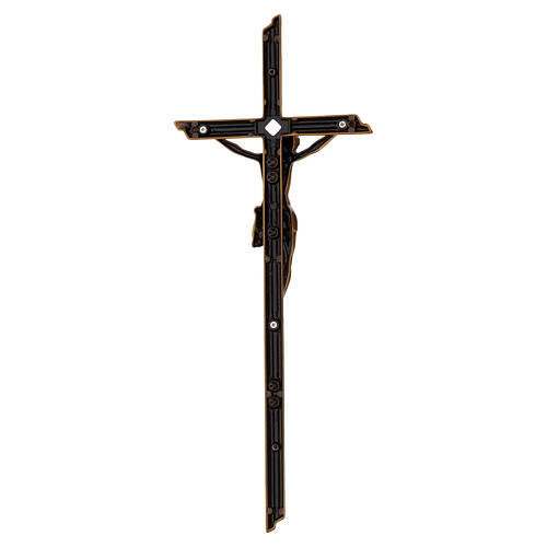 Cruzcon Cristo de pared  de bronce para exterior 40x15 cm 5