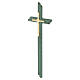 Cruz de pared acabado verde pompeyano s3