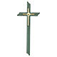 Wall Cross with Pompeian Green Finish s1