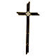 Bronzed Wall Cross with Gilded Inset, Wall-Mounted s4