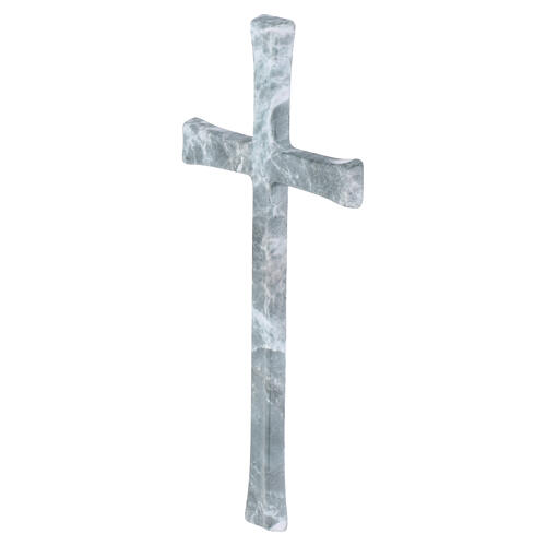 Green marble-effect wall cross for outdoor use 3