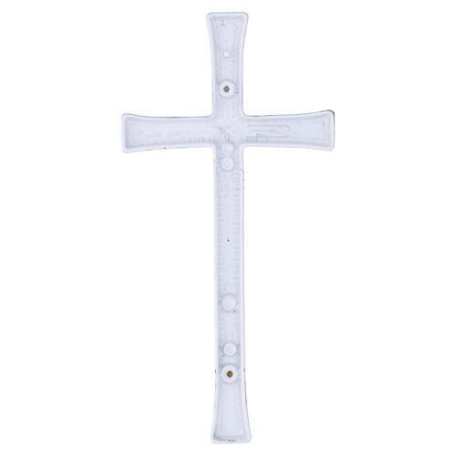 Green marble-effect wall cross for outdoor use 4
