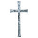 Green marble-effect outdoor wall cross s1
