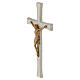 Wall Cross Christ Bronze Cross with Botticino Marble Effect s4