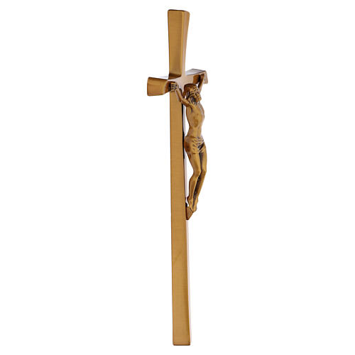 Wall cross with bronze Christ for wall mounting 4