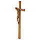 Bronzed Memorial Cross with Christ for Wall Mounting s3