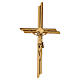 Modern bronze outdoor crucifix cross s1