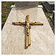 Modern bronze outdoor crucifix cross s2