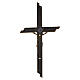 Modern bronze outdoor crucifix cross s7