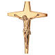 Bronze-finish ground-mounted funerary crucifix, 18x6 in s3