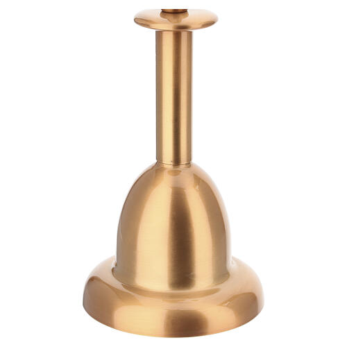 Ground-mounted grave crucifix with bronze finish, 45 x 15 cm 6