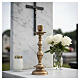 Candelero funerario perfilado clásico 25 cm s2