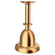 Ground-mounted funerary candlestick in bronze finish, 10 in s4