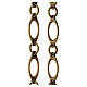 Bronze-finish oval-disc chain for outdoor use, 40 in s2