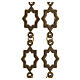 Bronze-finish decorative chain with ornamental links for outdoor use, 40 in s2
