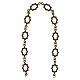 Cadena bronce eslabones decorativos para exterior 1 m s1