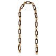 Bronze-finish rectangular-link chain for outdoor use, 40 in s1