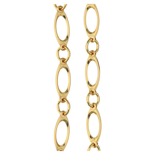 Gold-plated replacement chain for sanctuary lamp, 1 m 2