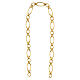 Gold-plated replacement chain for sanctuary lamp, 1 m s1