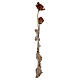 Red Ground Rose in lost-wax bronze, 50 cm for OUTDOORS s3