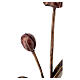 Tulipán funerario para suelo de bronce capa roja 50x20 cm s9