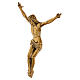 Crucifix mural avec corps du Christ en finition bronze s3