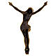 Wall cross with Christ, bronze finish s5