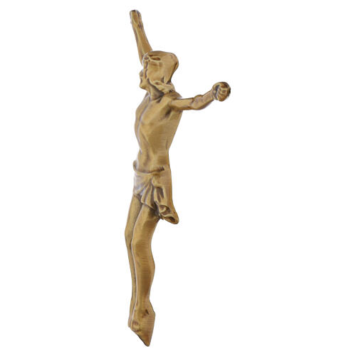 Outdoor wall-mounted Christ, bronze finish, 3.5x2.5 in 3