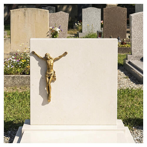 Corpo de Cristo bronzeado de parede para exterior 2