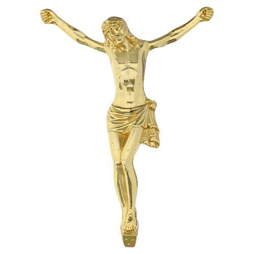 Gilded wall-mounted corpus of Christ for outdoor use 1