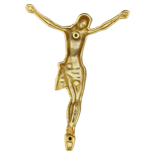 Gilded wall-mounted corpus of Christ for outdoor use 4