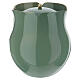 Urne cinéraire en forme de fleur couleur vert d'eau 20 cm s3