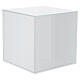 White Glass Cube Cremation Urn, 20 cm s1