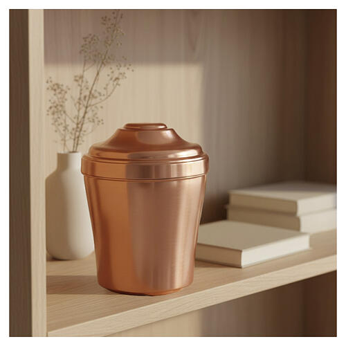Natural copper cremation urn, 4.5 liters capacity 2