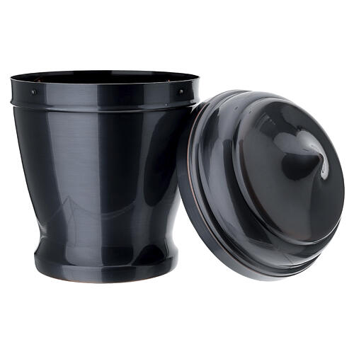 Urne cinéraire cuivre bruni gris 4,5 L 3