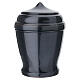 Urna na prochy z miedzi, patynowana na szaro, 4,5 l s1