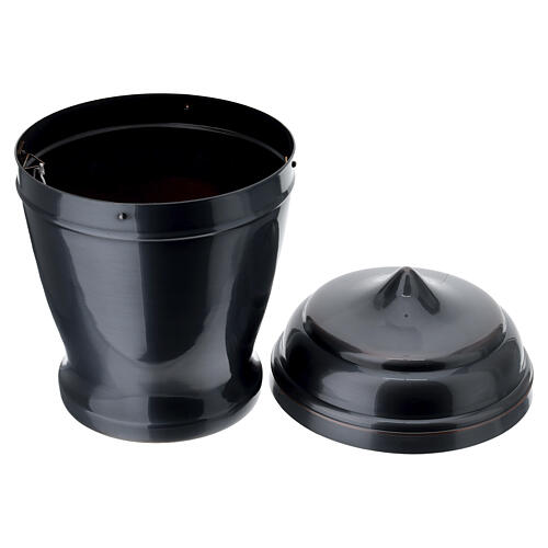 Gray Burnished Copper Cemetery Urn 4.5L 4